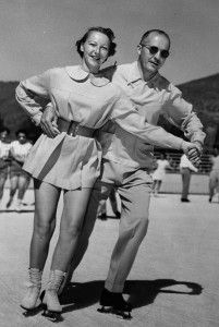 Robert and Ginny skating