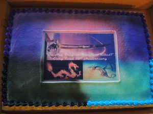 Cake celebrating 50 years of Heinlein's Glory Road