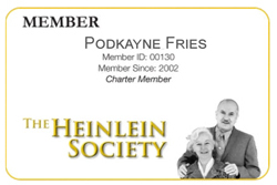 Heinlein Society Regular Member Card